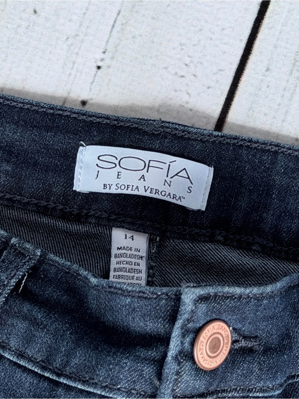Sofia Jeans by Sofia Vergara Mid-Rise Skinny Ankle Jeans – Dark Wash - Picture 2 of 6